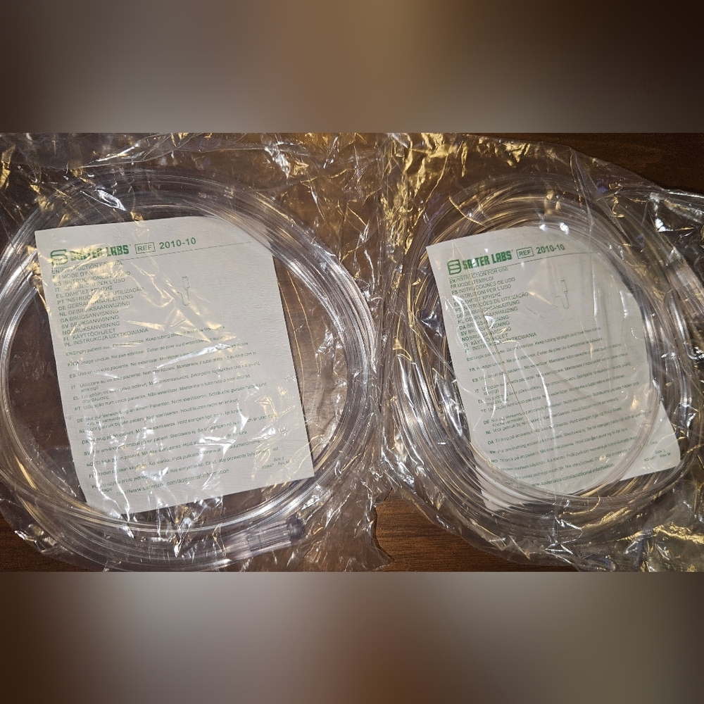 Salter Labs Clear Tubing 10' Lot of 2